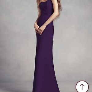 White by Vera Wang romantic chiffon gown with sheer mesh back